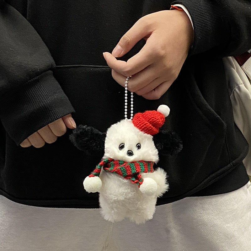 Wholesale Plush Pieces, Red Hats, Bibs, Puppy Keychains